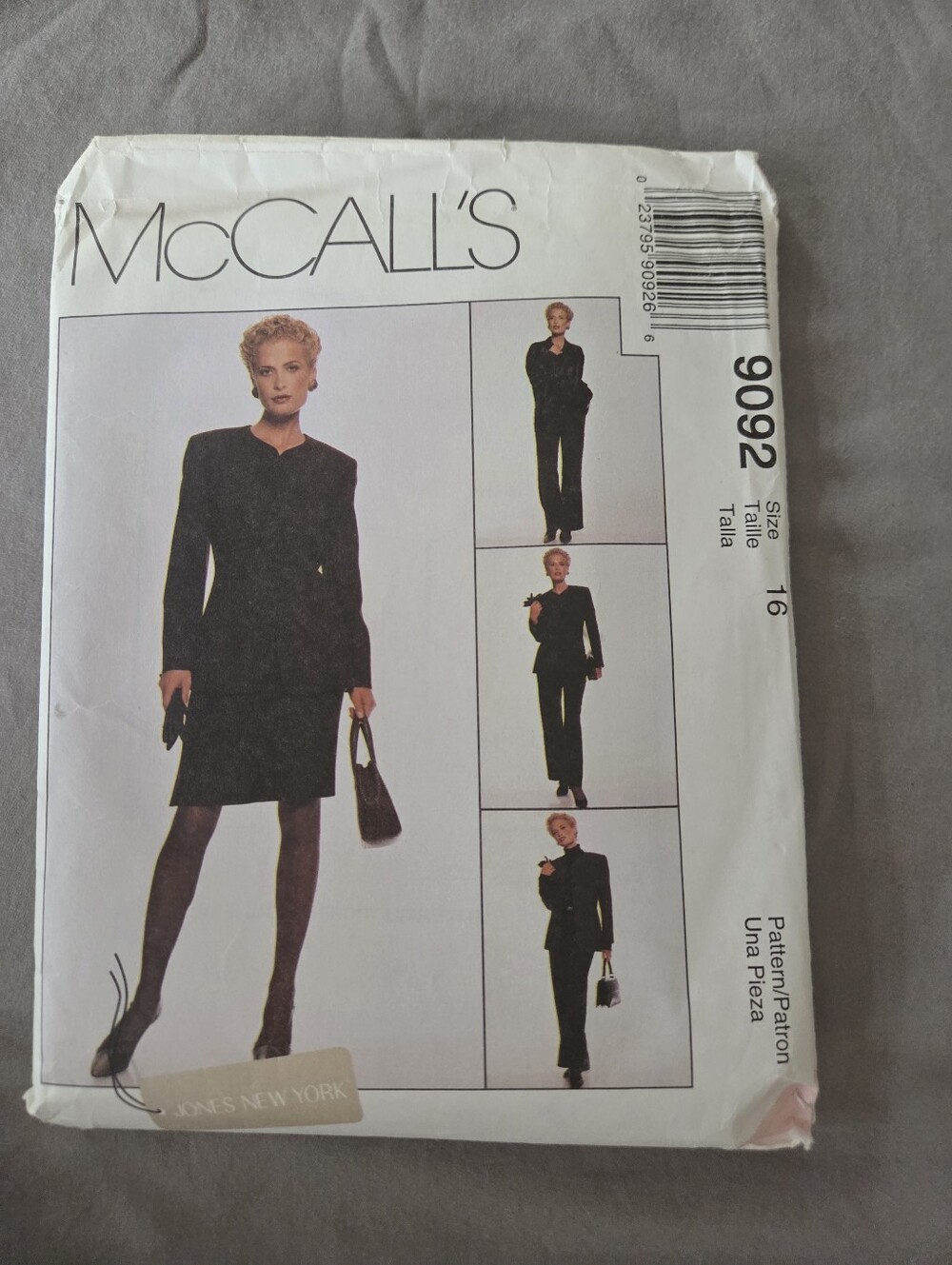 McCall's Women's Black Jumpsuit or Skirt Suit Pattern - Classic Black